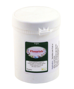 Birdcare Company Flourish Immune System Booster For Pet Birds 80g